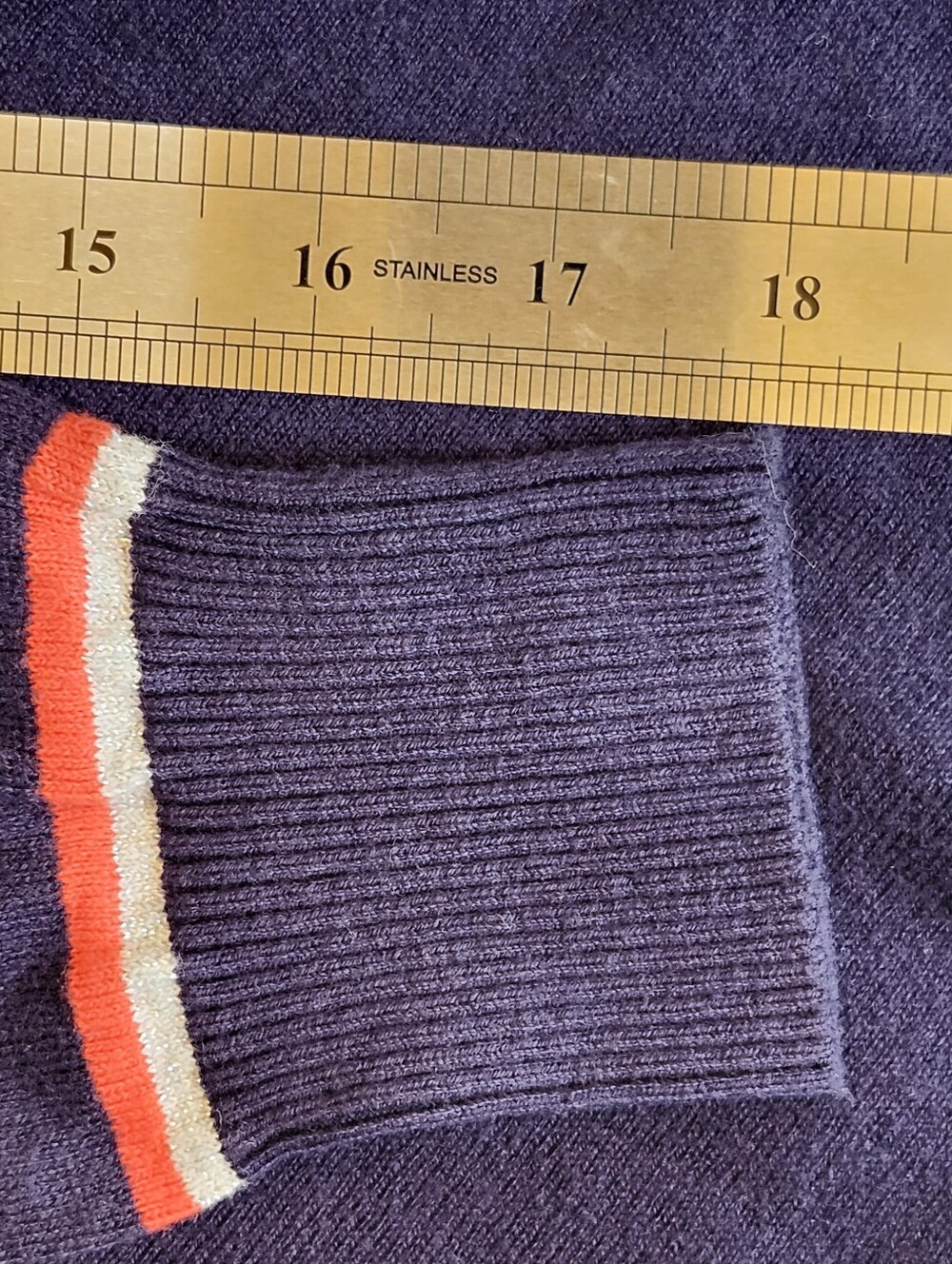 Joules Women Miranda Knitted Intarsia Crew Neck Jumper - Navy Dog- size 14 UK - Picture 6 of 9